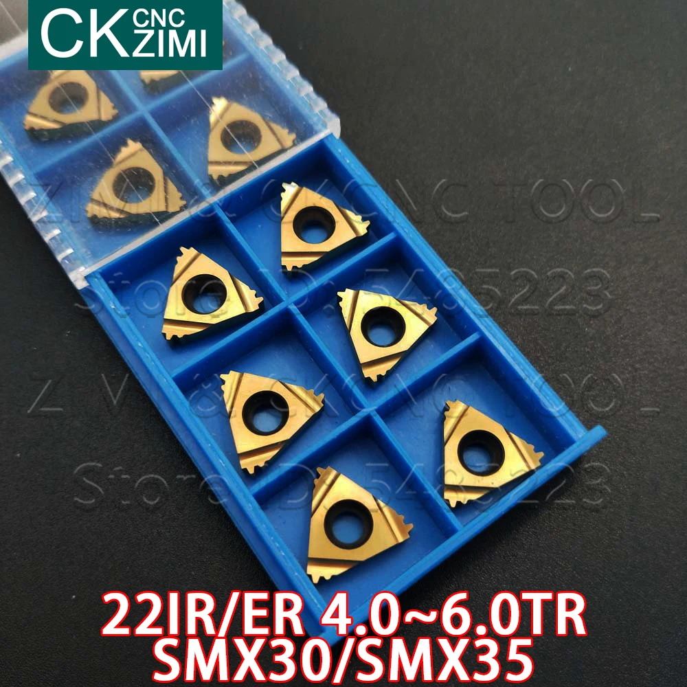 22IR 22ER 4.0TR 5.0TR 6.0TR SMX30 SMX35 Nội Bộ Ren Ngoài Dụng Cụ Xoay Tiện Dụng Cụ Cắt CNC Carbide Arbide Lắp Thép Không Gỉ