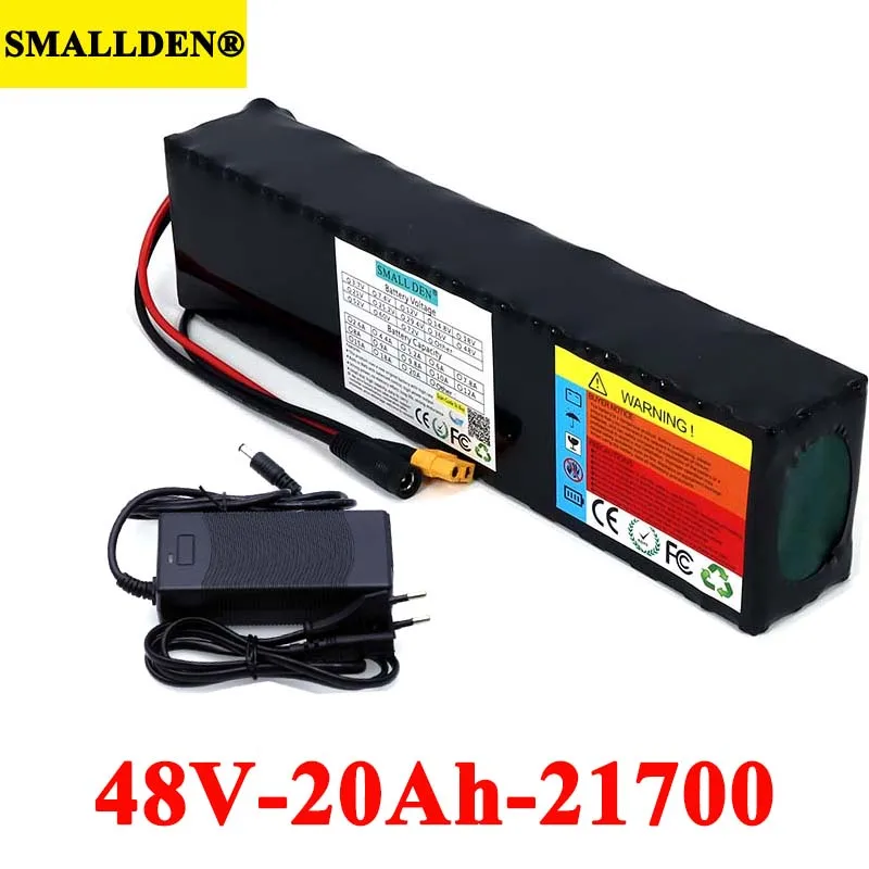 

48V 20Ah 21700 13S battery pack 500W 800W 1000W high power batteries 54.2V 20000mAh BMS with Charger