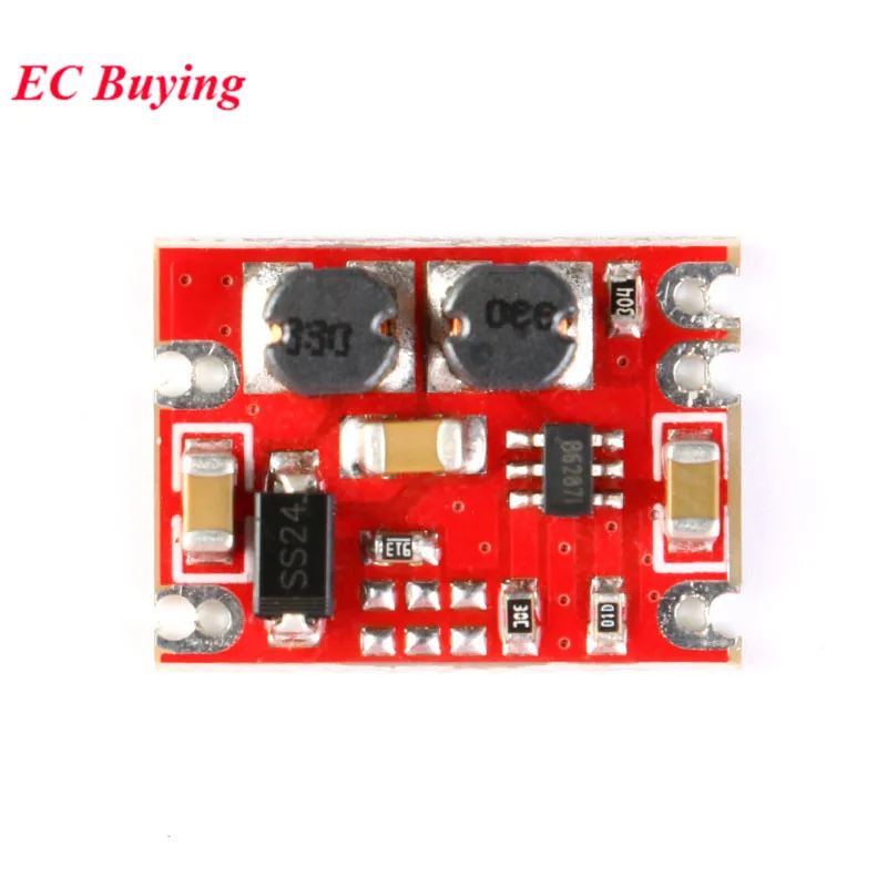 5Pcs/1pc DC-DC 자동 벅 부스트 전원 모듈 스텝 업 다운 전압 조정 보드 3V-15V 출력 3.3V/5V/4.2V/9V/12V DIY S09