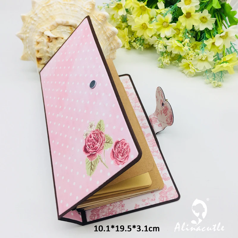 Metal Cutting Dies Notebook Gift Storage Box Scrapbooking Paper craft album Handmade Card Punch Die Cut Art Cutter Alinacutle