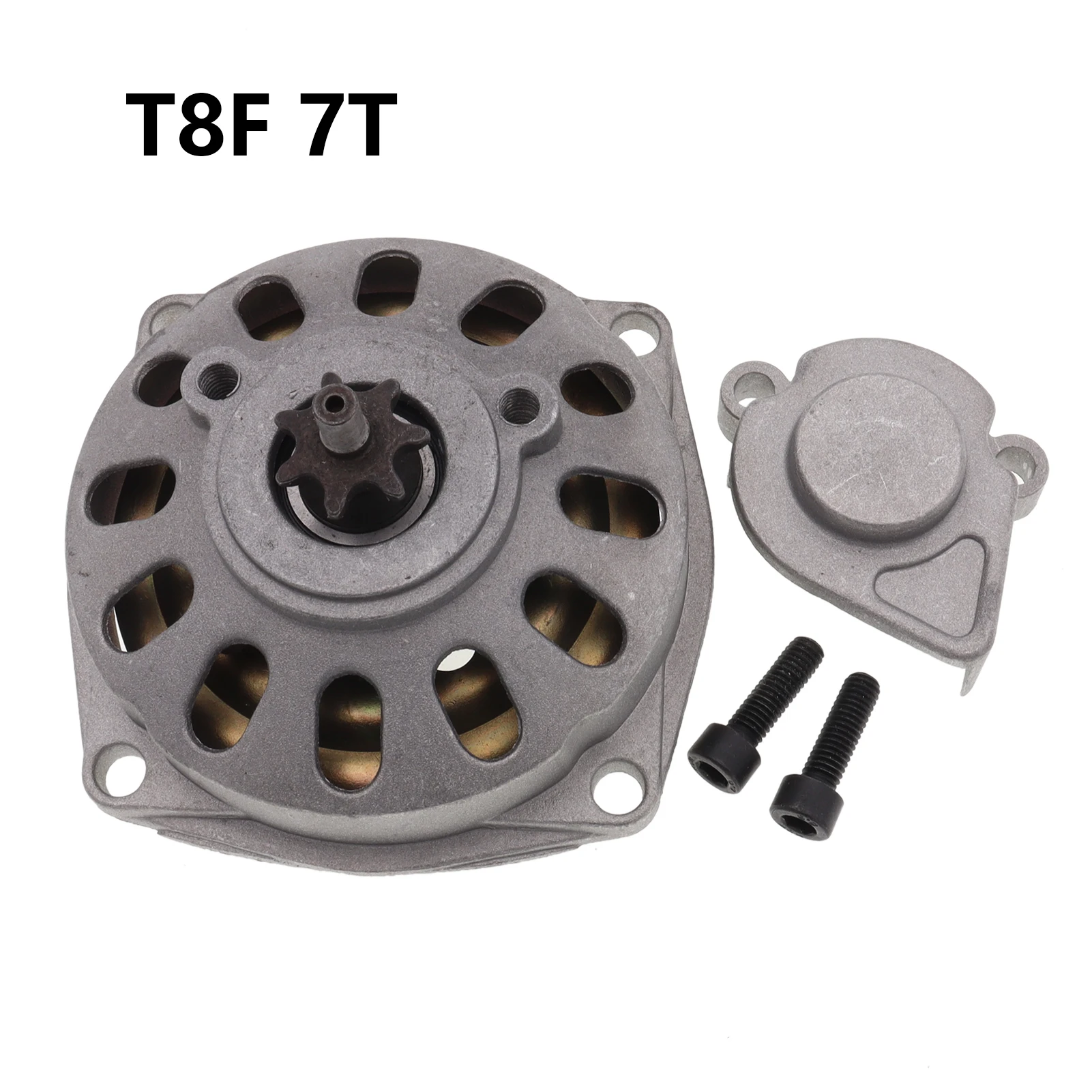 Clutch Housing Drum Gear Box T8F 25H 6T 7 Tooth Sprocket For 47cc 49cc Pocket Bikes Mini Quad ATV Minimoto Scooter Buggy Go kart