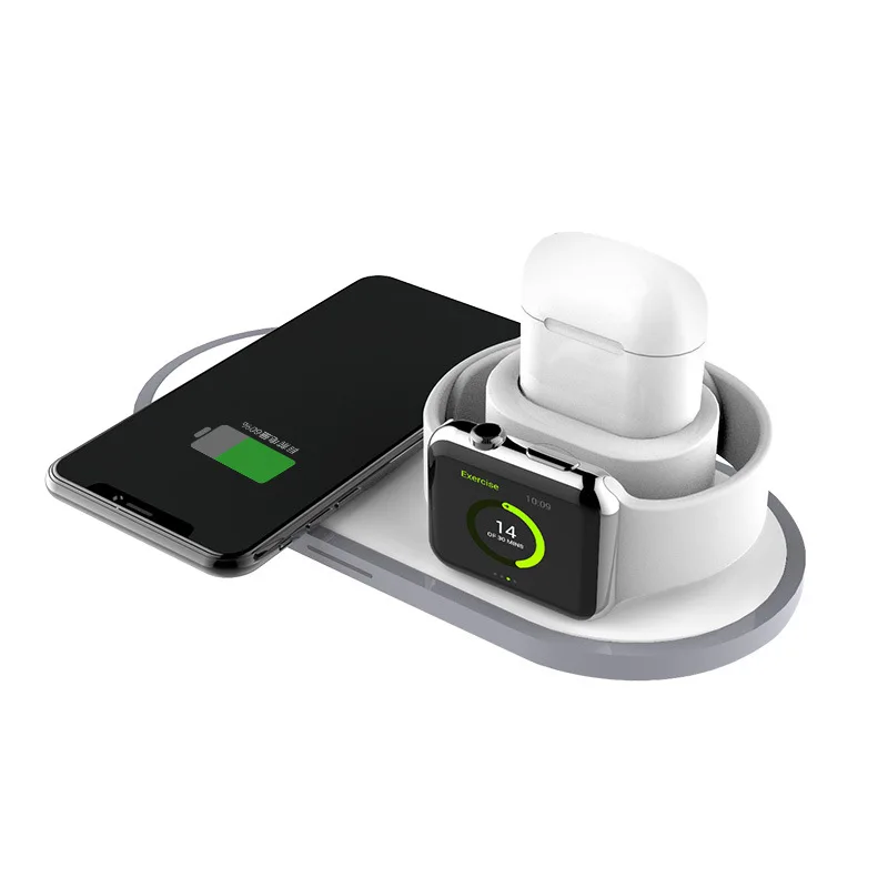 

2019 New 3 In 1 Wireless Charging Wireless Charger for Apple Watch Headset Three-in-one Wireless Charging Pad