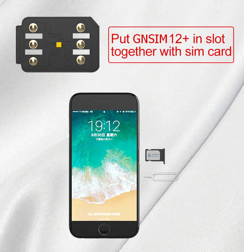 10 Pcs Gn Sim Chip Auto Pop Up Menu Perfect Iccid Modus Gnsim Kaart Universele Adapter Voor Iphone 6S/6S +/ 7 /7 +/8/8 +/ X/Se/Se 2