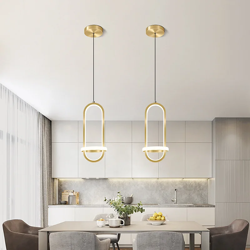 

Scandinavian Led Pendant Lights Table Dining Room Kitchen Accesories Hanging Lamp Fixture Home Decor Indoor Lighting Chandelier