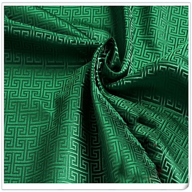 75x50cm Brocade silk Fabric Damask Jacquard felt Apparel Costume Upholstery Furnishing Curtain Clothing Material patchwork