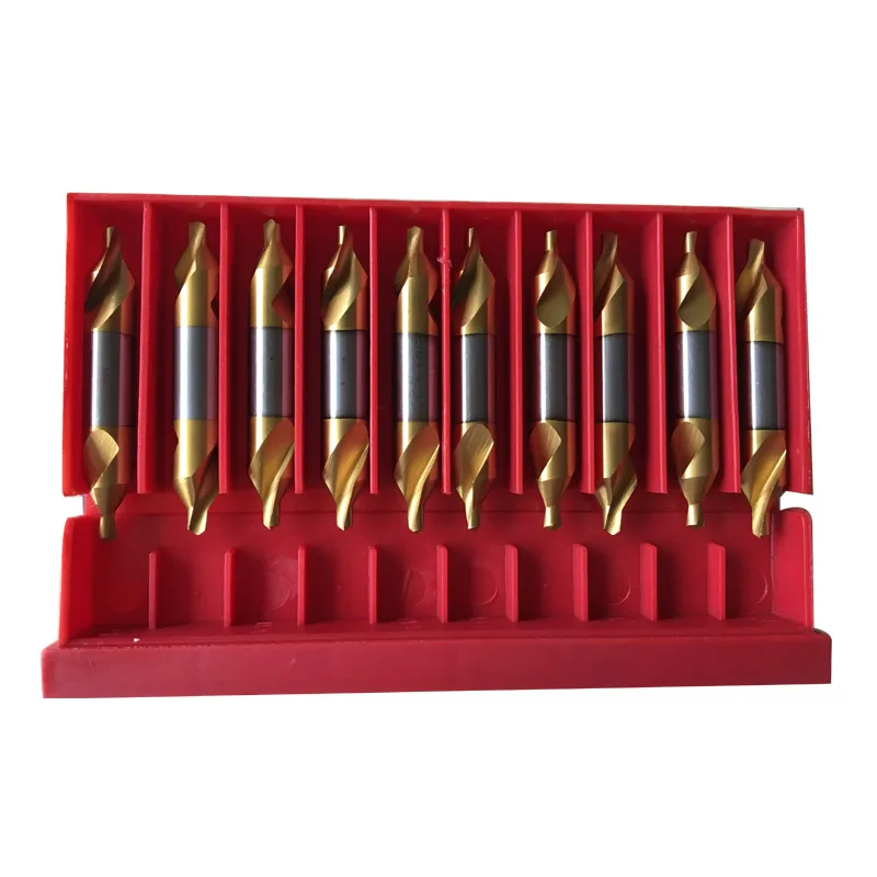 Center drill Chamfering Positioning A type 172 60 degree Coating titanium Countersink Metalworking CNC Mechanical lathe 10pcs