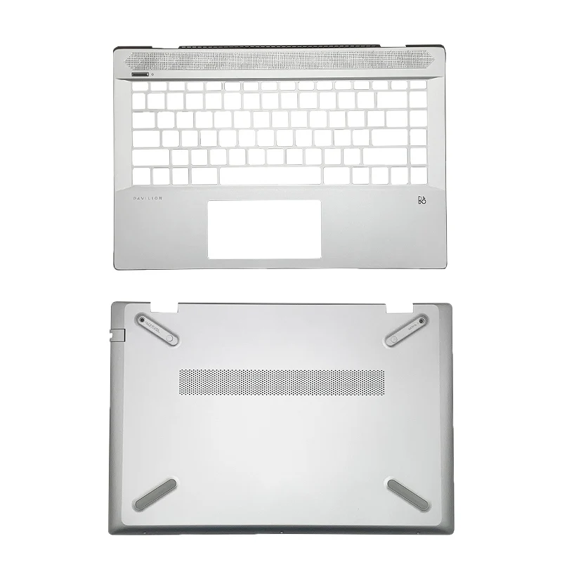 

Original New Laptop Case For HP Pavilion 14-CE TPN-Q207 Notebook Palmrest Bottom Base Case Upper Housing Top Cover Silvery