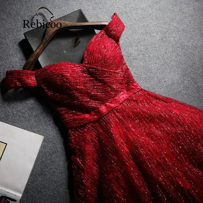 

Late Formal Dress New Style off-Shoulder Evening lace Dress Banquet Toast Long Skirt Performance Formal Dress Women's