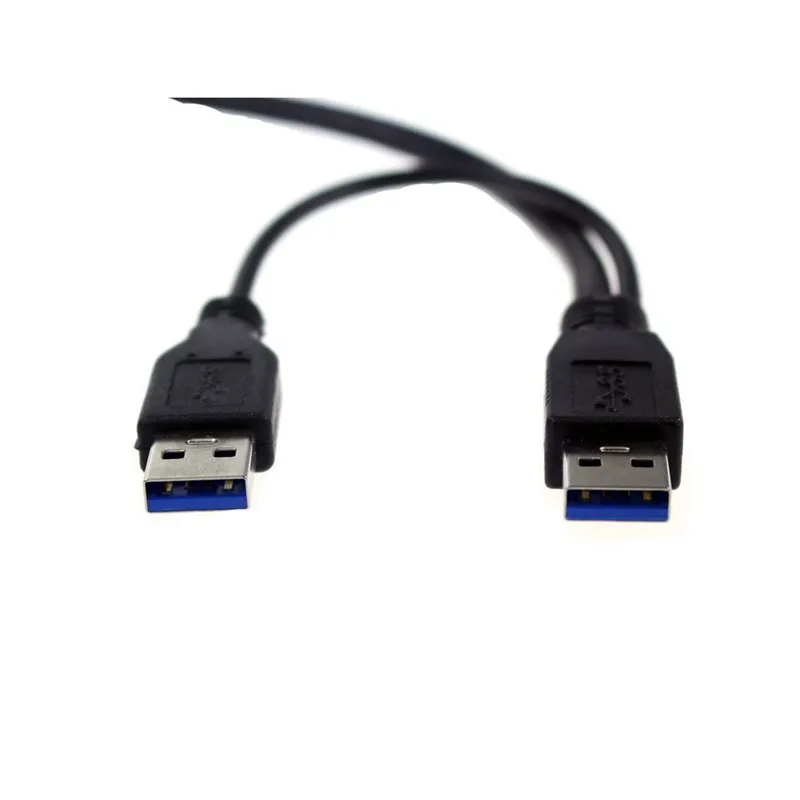 USB 3.0 Male to Micro USB 3 Y Cable with Extra usb Power USB3.0 Male to Micro USB3.0 B Male Adapter Cable for HDD Hard Drive