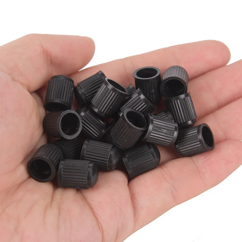 20PCS Bicycle Valve Caps Plastic Dustproof Valve Caps Truck Car Bike Tire Valve Stem Dust Covers Bike Bicycle Accessories