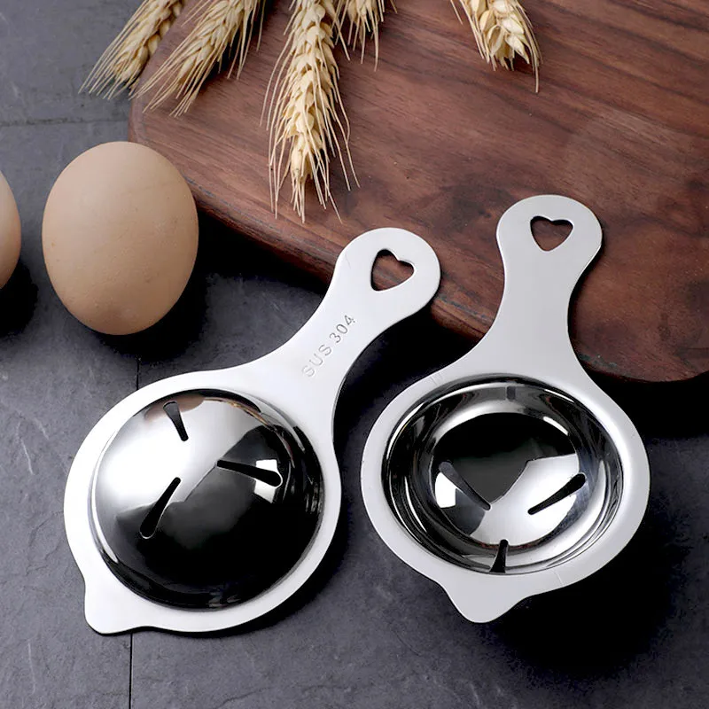 

1 Pieces Egg Separator, Stainless Steel Egg White Yolk Filter Egg Sieve Kitchen Gadget Cooking Tool