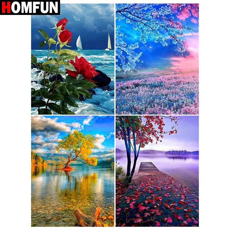 HOMFUN 5D DIY Diamond Painting 