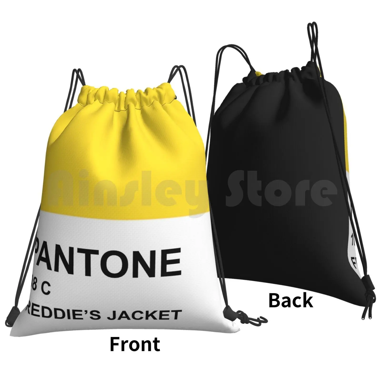 Pantone Freddie's Jacket Backpack Drawstring Bags Gym Bag Waterproof Queen Freddie Freddie Brian May Roger Taylor John