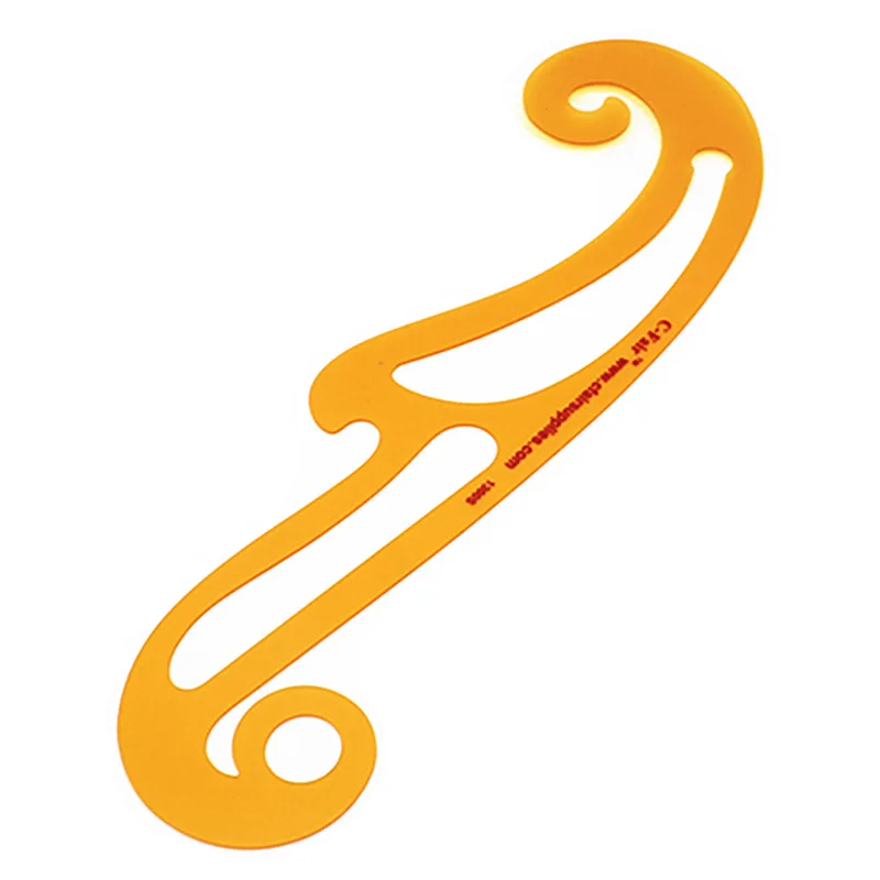 French Curve Ruler,Pvc Plastic Flexible Armhole Comics Template,Art Fashion Design Rulers,No Inking Edges Cf1300s