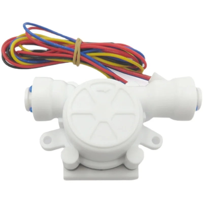 DN8 DN10 Quick Plug TDS Water Flow Sensor 1.75MPa Hall Sensor PE Pipe Turbine Flowmeter DC5~18V Water Quality Inspection Sensor