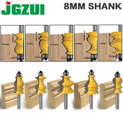8mm Router Bit Set for Woodworking JGZUI