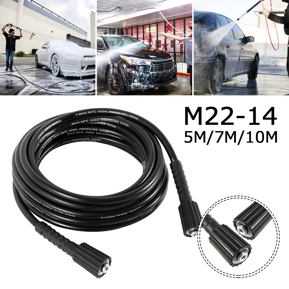 10 meters High Pressure Washer Hose Pipe Cord Car Washer Water Cleaning Extension Hose Water Hose for Karcher Pressure Cleaner