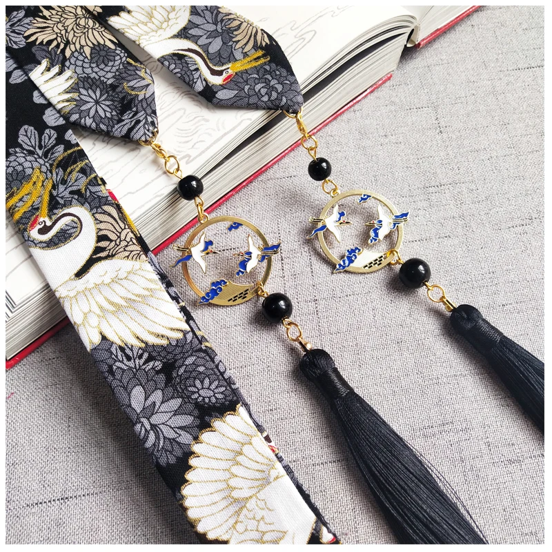 

Hair Band Antique Hanfu Tassel Black Chinese Style Beam Accessories Fa Sheng Hair Accessories