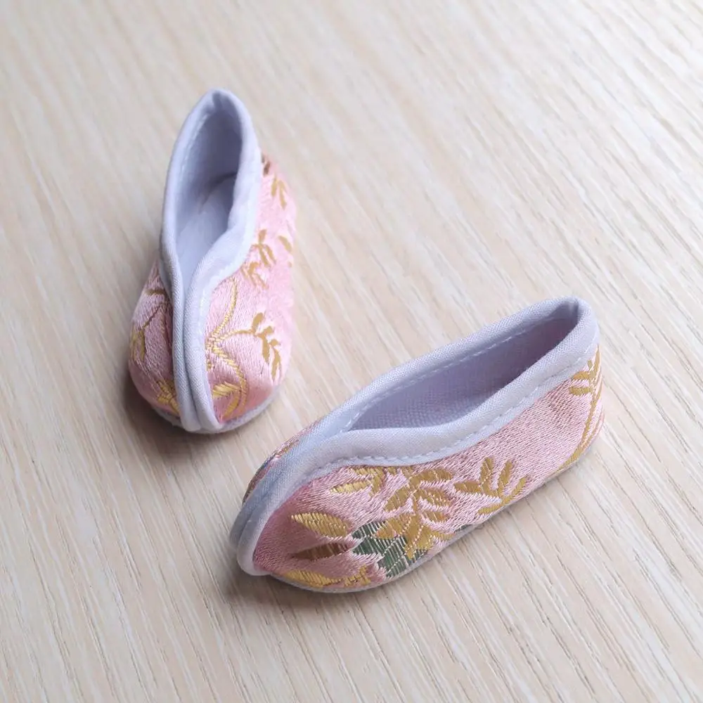 Ancient Chinese Embroidered Shoes Flats For  1/3 24