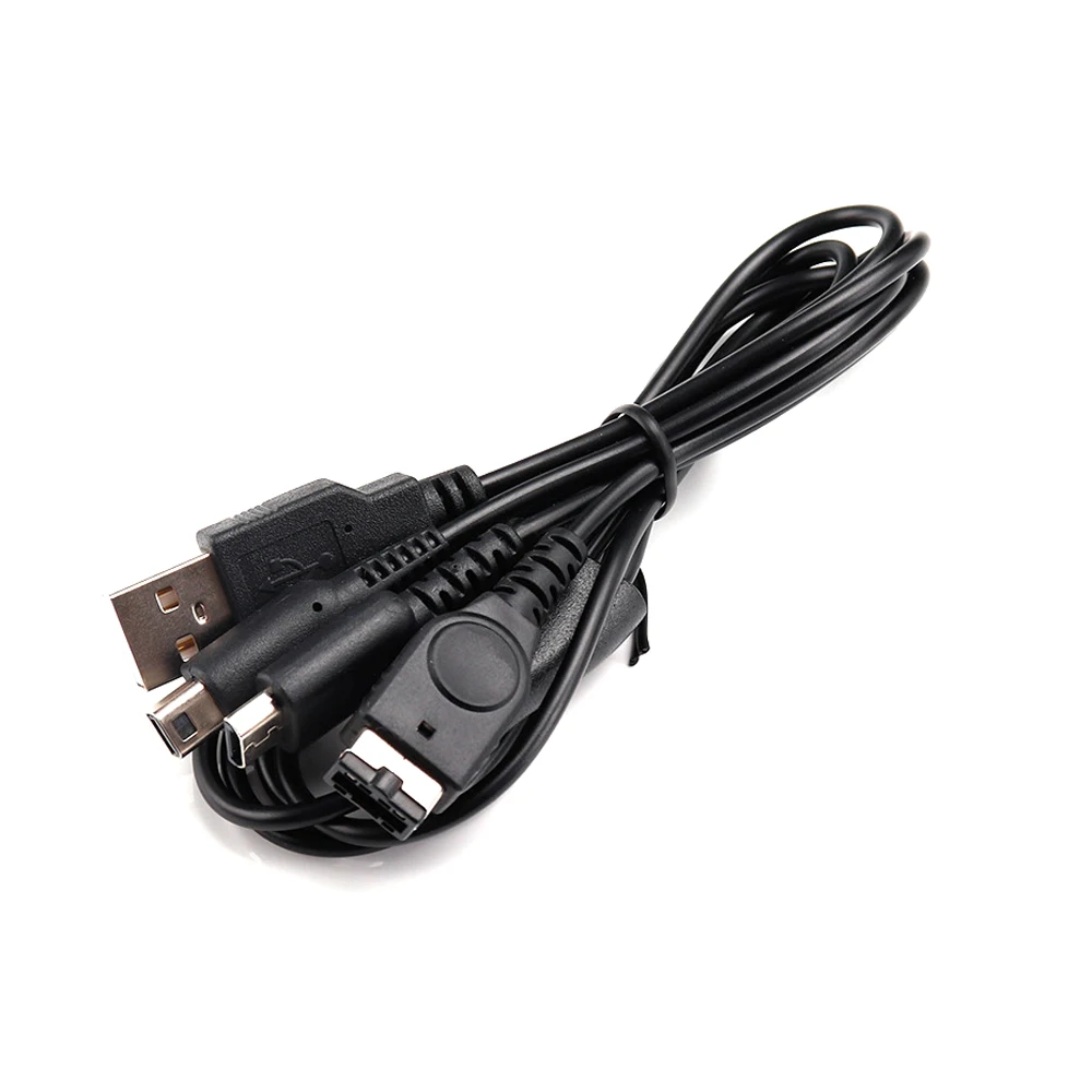 Cables de Cable de carga de cargador USB 3 en 1 de 1,2 M para NDSI / NDSL / GBA SP