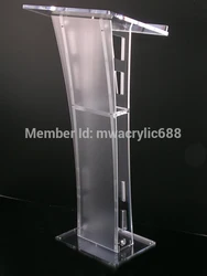 Púlpito de acrílico para muebles, podio de plexiglás, elegante, Simple, barato, Envío Gratis