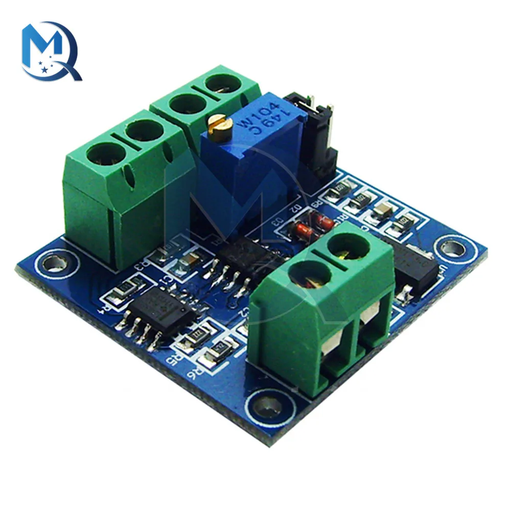 Voltage to PWM Conversion Module 5V-12V Single Chip Embedded Adjustabl Converter Power Board 0-5V/0-10V to 0-100% PWM