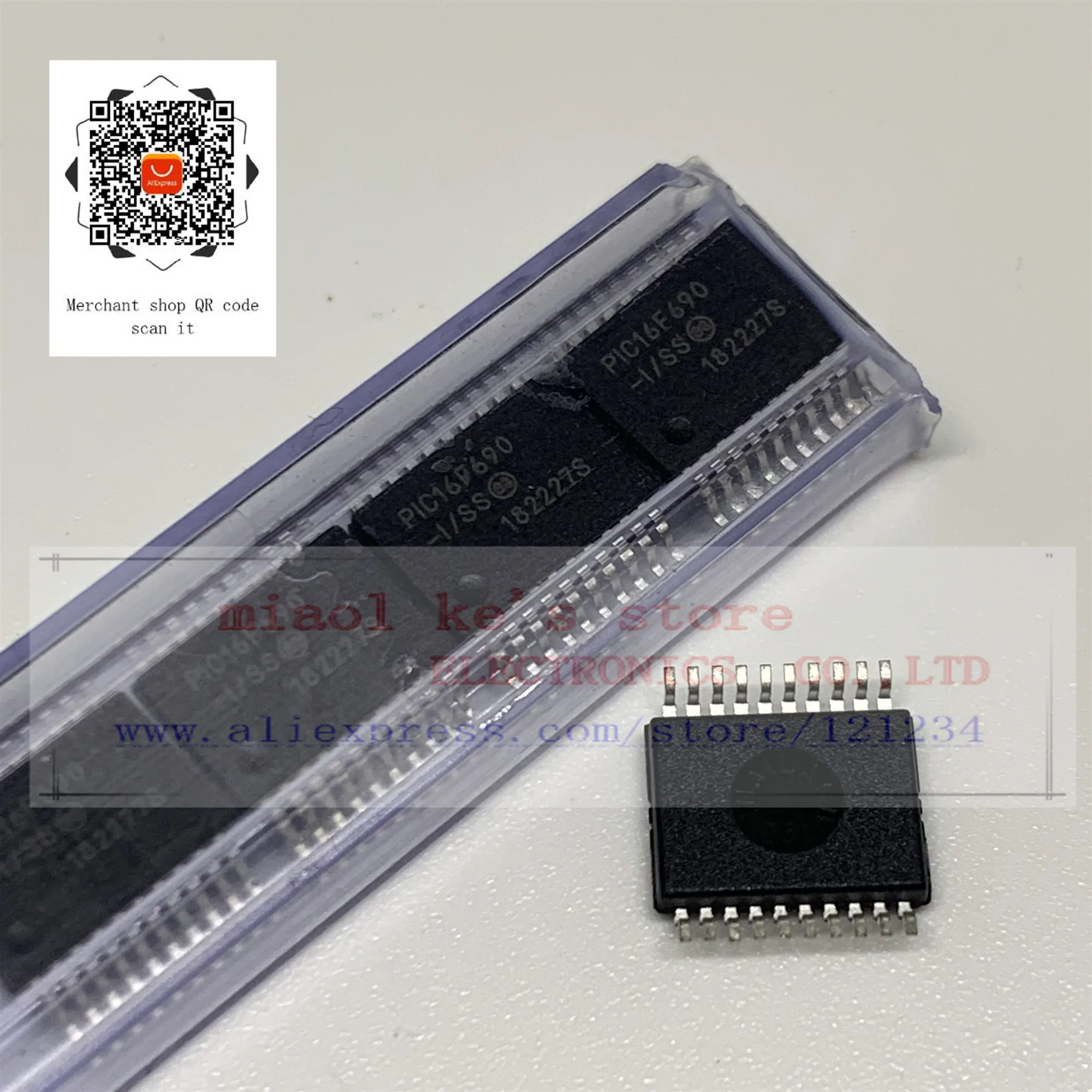 [ 5pcs/1lot ] 100%New original; PIC16F690-I/SS PIC16F690 -I/SS 16F690-I/SS - IC MCU 8BIT 7KB FLASH 20SSOP