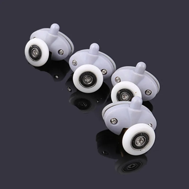 

New Bathroom Steam Shower Door Pulleys Runners Rollers Wheels23mm or 25mm 4 single bottom and 4 double top