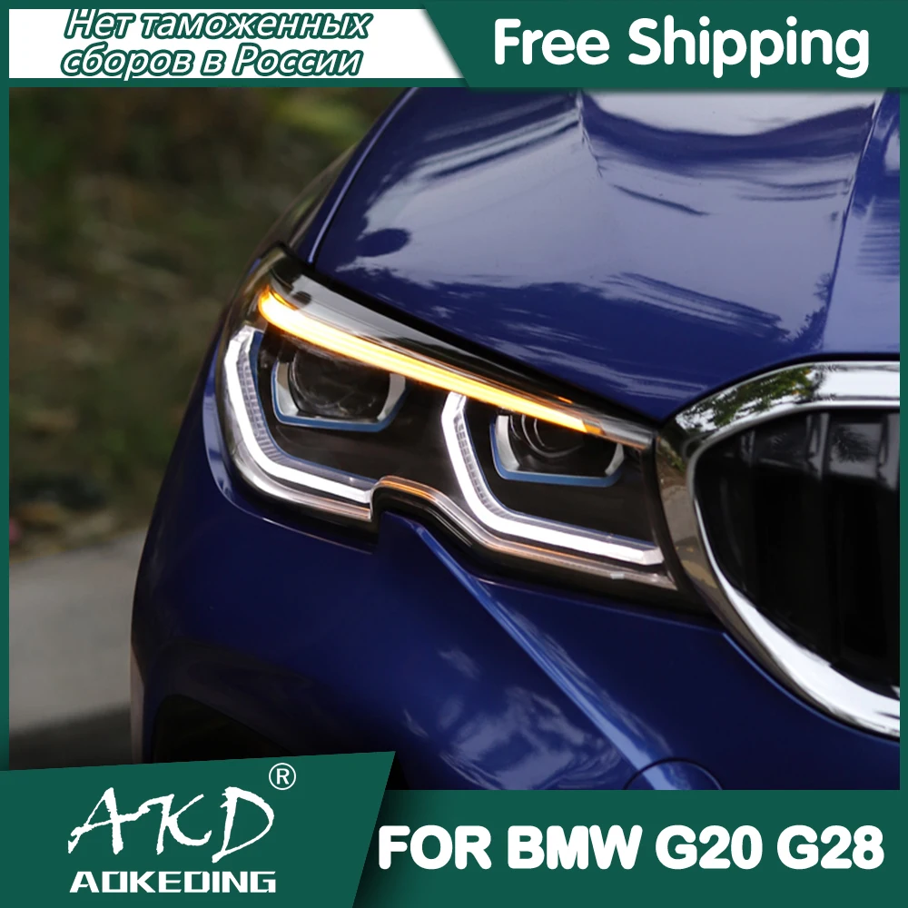 

Автомобильные фары для BMW G20 2019-2021 G28, фары DRL Hella, светодиодсветодиодный Биксеноновая лампа, противотуманные фары, автомобильные аксессуары M3 320 325, фары