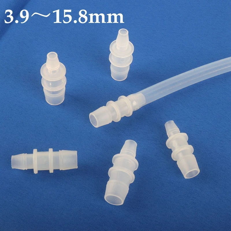 3.9-15.8mm 5-100Pcs PP Plastic Unequal Diameter Connector Aquarium Tank Adapter Water Pipe Fittings Air Pump Hose Pagoda Joint