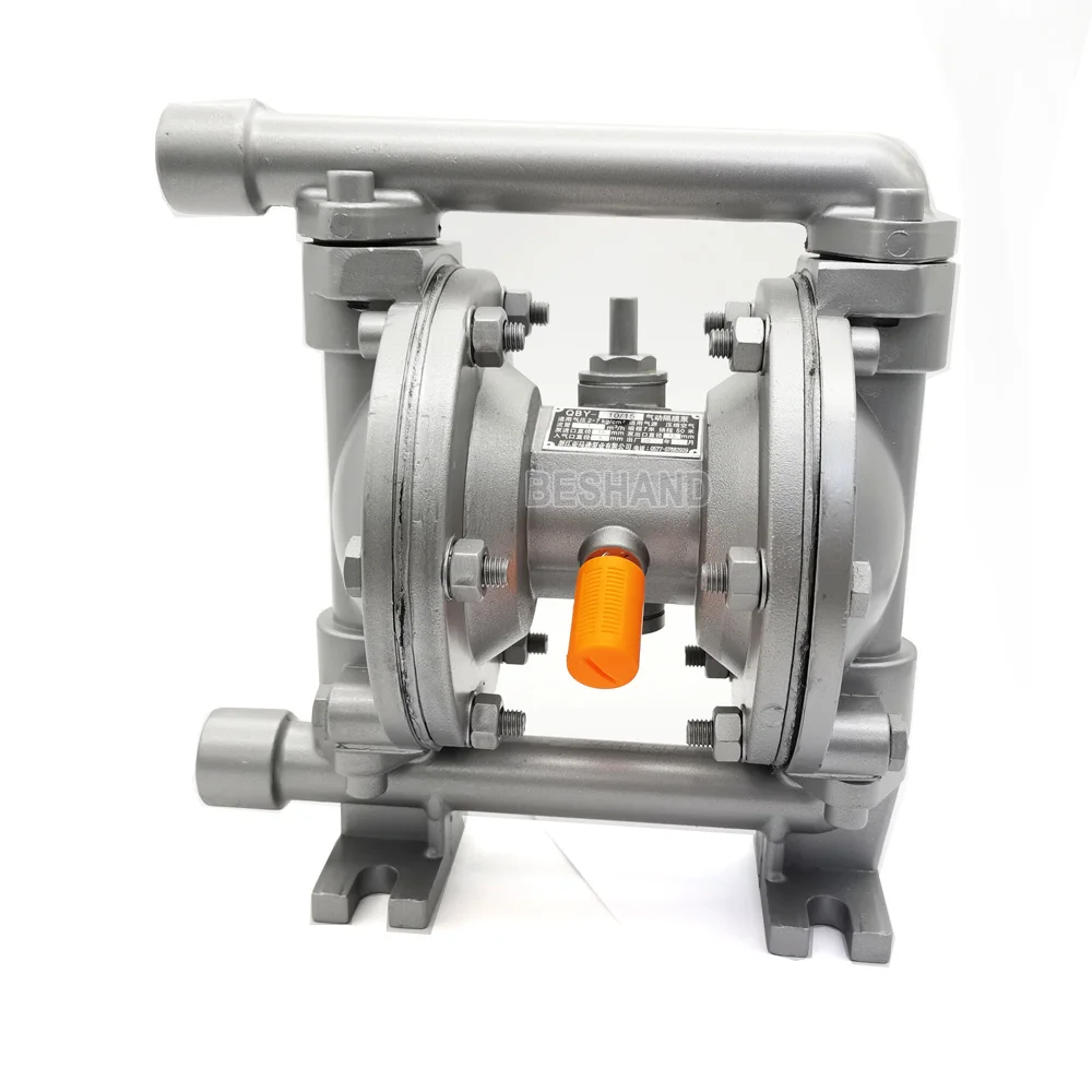 Chemical Pump Air Operated Double Diaphragm Pumps 1/2‘’ 19L/min Pneumatic Aluminum Alloy Liquid Fuel Pump Water Treatment