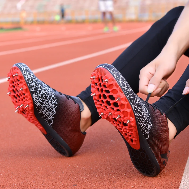 Long Distance Spike Shoes Track and Field Men Women Training Athletic Shoes Professional Track Race Soft Shoes Sneakers 36-45