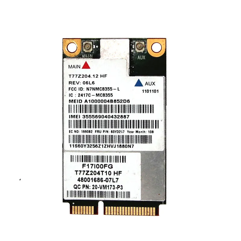 Sierra MC8355 GOBI3000 GPS 3G HSPA EVDO WWAN Wireless Card for  Thinkpad X220 T420 T520 X230 T430 T530 W520 W530 60Y3257