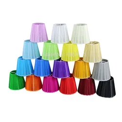 Mini di Pizzo Moderno Lampada ombra Per Lampadario, FAI DA TE Paralumi In Tessuto Per La Lampada Da Parete, Lampada Clip Su