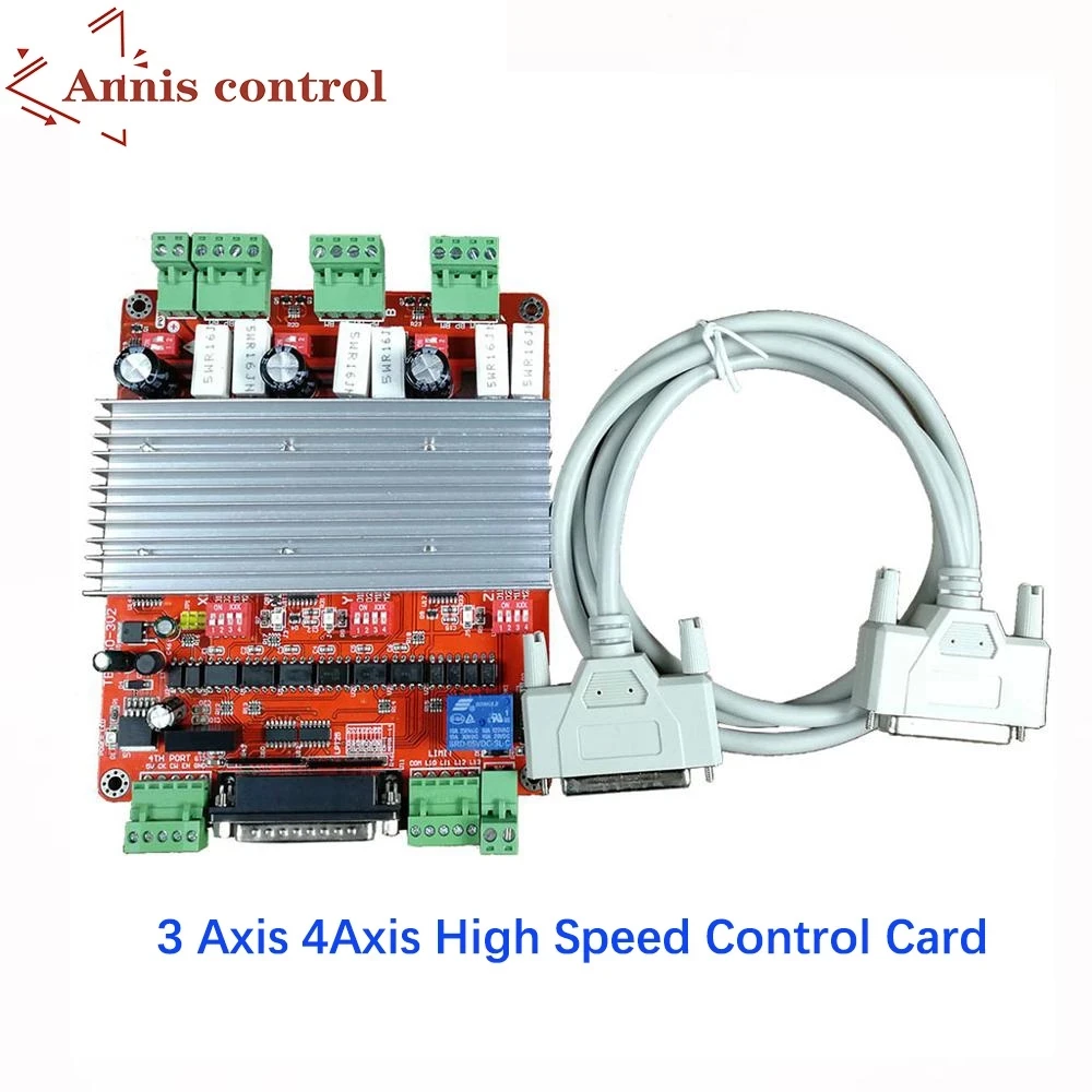 CNC 3 Axis 4 Axis TB6560 3.5A Stepper Motor Driver Controller mach3 usb circuit board inverter welding