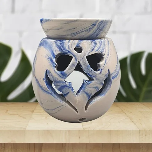 Handmade Blue Yoga Censer Decorative Gift-TU9640