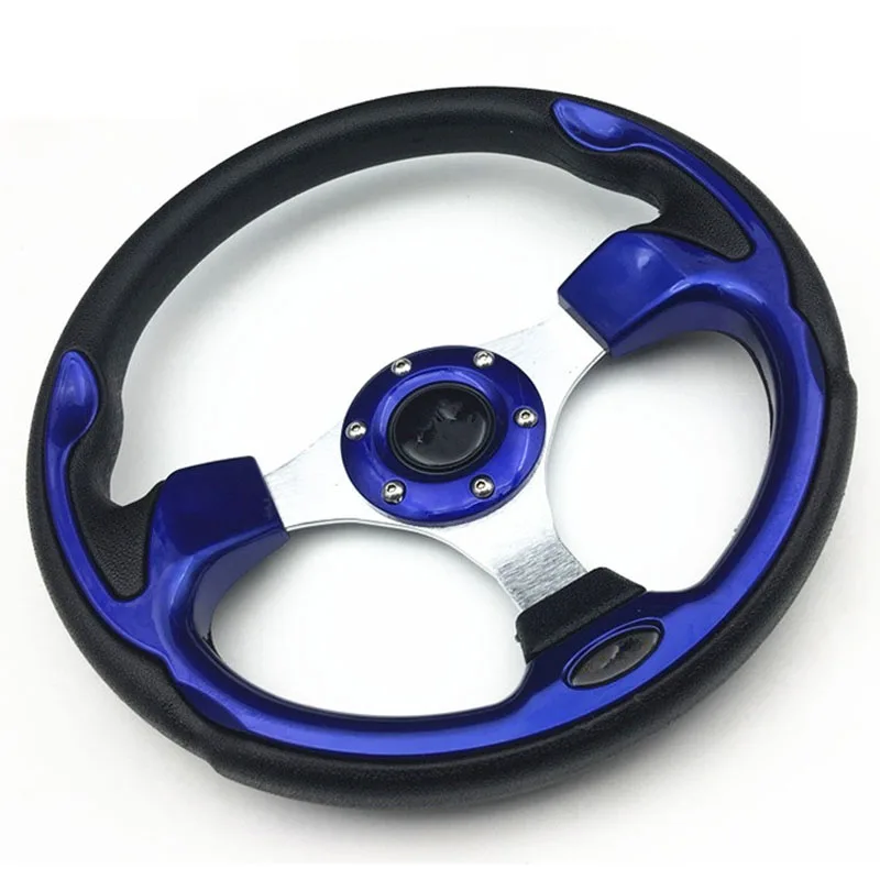 Universal Mini Drifting Steering Wheel 320mm(13inches) Racing Car PVC Modification Aluminum Frame Light Weight