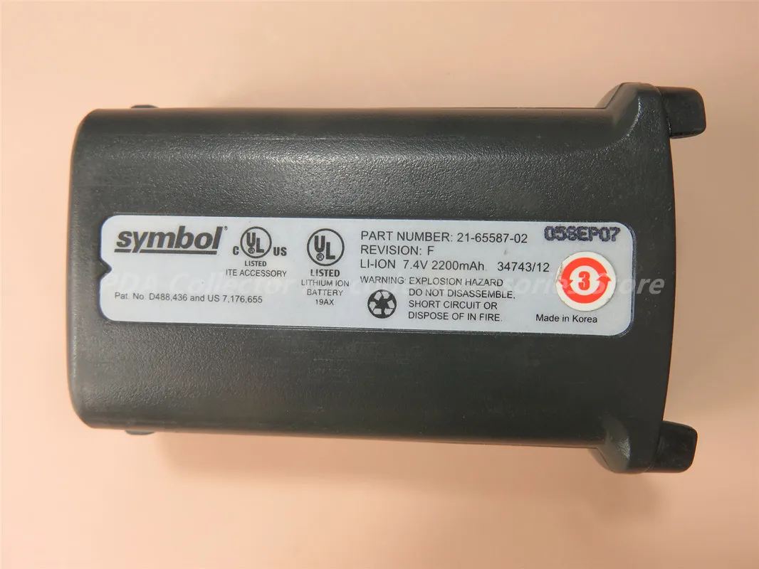 

Battery for symbol MC9060, MC9090, MC9190 MC92N0 Battery 2200mAh 21-65587-02