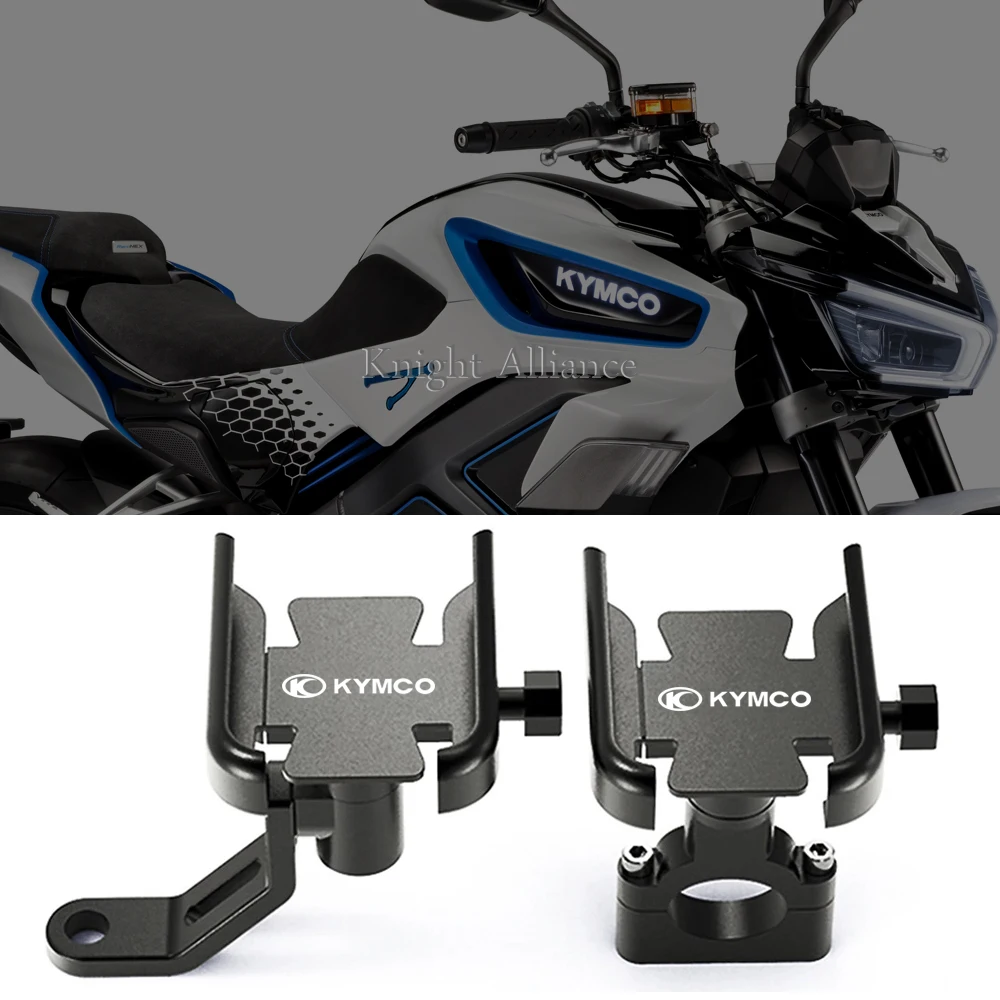 

Motorcycle Phone Holder Handlebar GPS Stand Navigation Bracket For KYMCO DOWNTOWN NIKITA GDINK KXCT PeoPle S Racing S G150