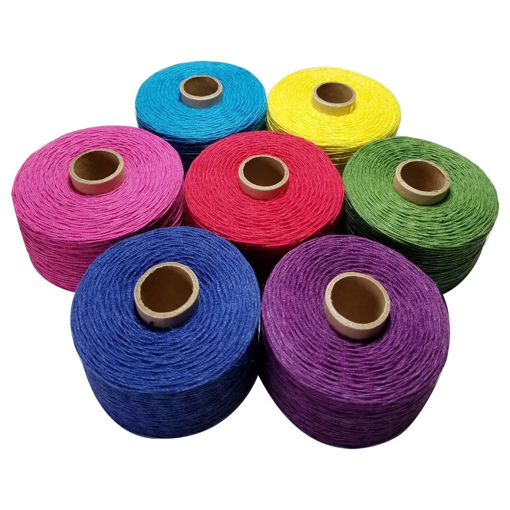 High Tenacity 100% Linen threads 200m/roll twine ramie cords for sewing Knitting handmade accessory DIY