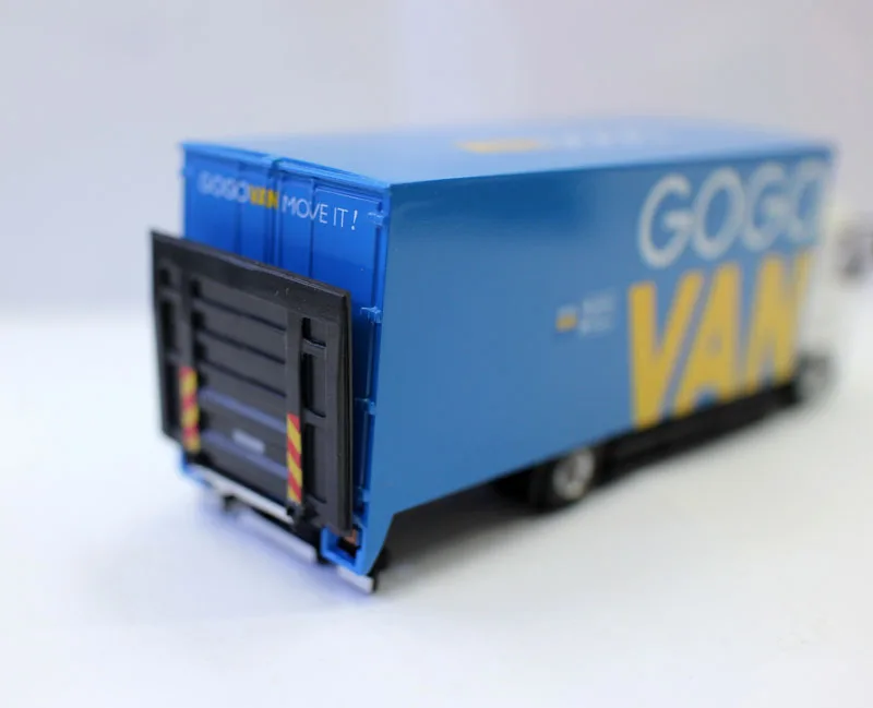 Tiny 1/76 escala hino 500 caixa caminhão gogovan transporte dicast liga carros de brinquedo para coleção exibição presentes