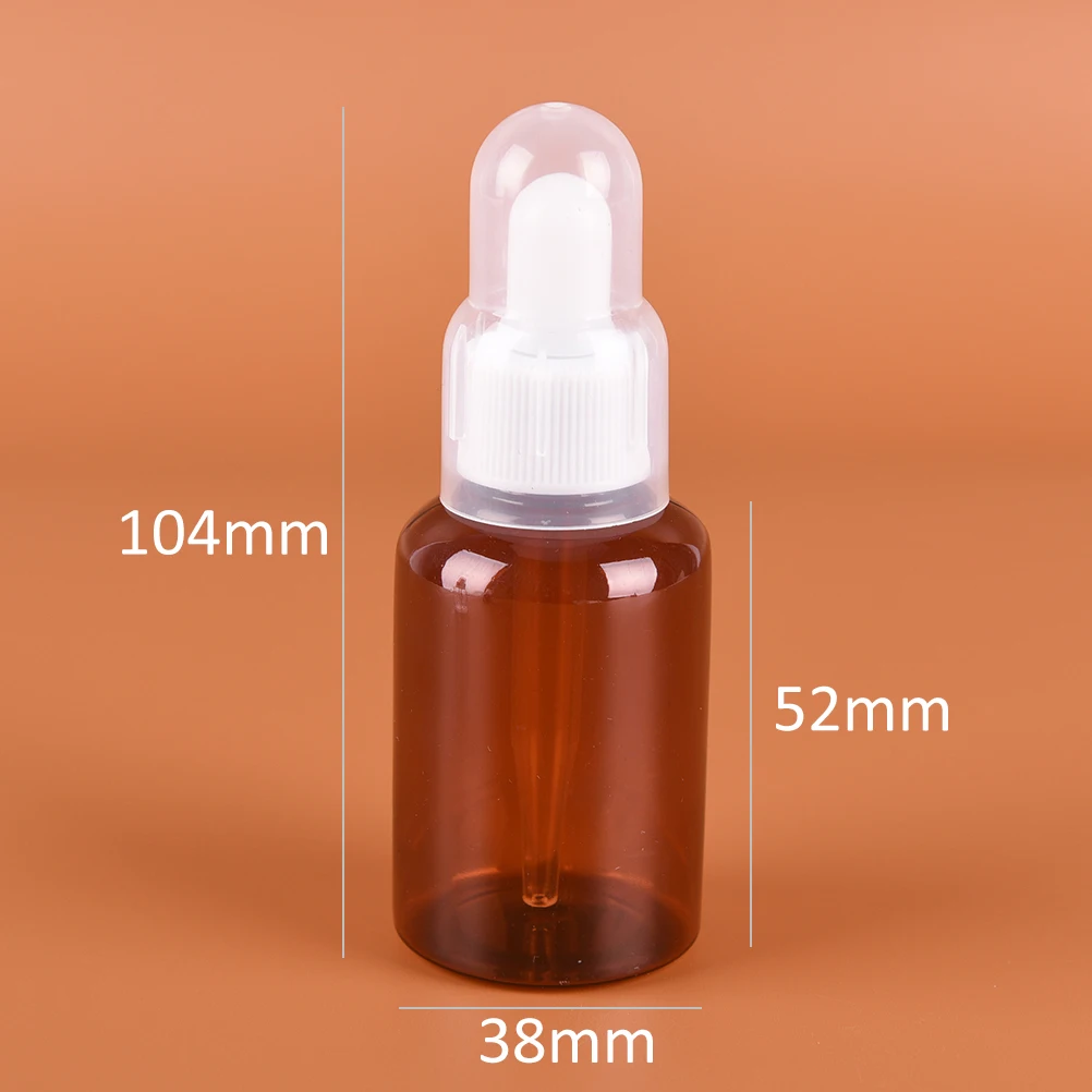 50ML Empty Essential Oil Dropper Bottle Glass Aromatherapy Pipette Bottle Refillable Bottles For Storing Liquid Lab Supplies