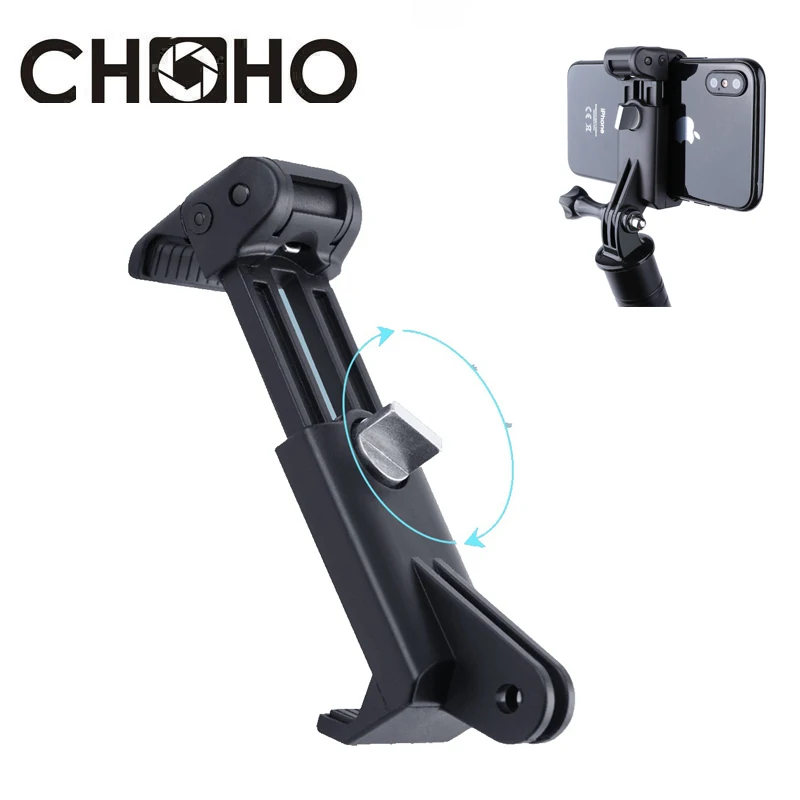 

Phone Holder Adapter 1/4" Screw Tripod Self Stick Holder Stander Vlog for Cellphone Iphone X XR 12Plus Xiaomi Gopro Accessories