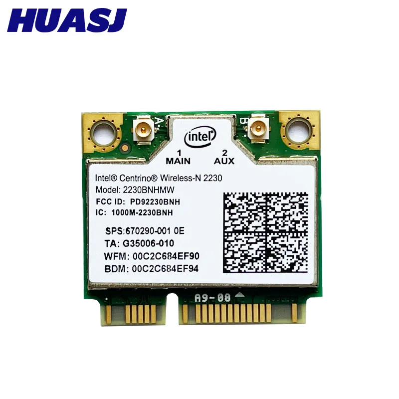 HUASJ Wireless-N 2230 BT 4.0 WIFI 300Mbps 2230BNHMW Half mini PCIe adapter