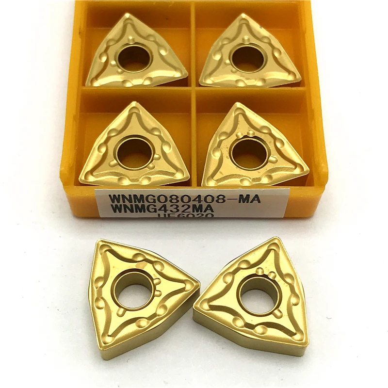 Suas inserções de metal duro de alta qualidade, ferramenta de corte cnc para torno externo no suas inserções, mg080408 ma vp15tf/ue6020