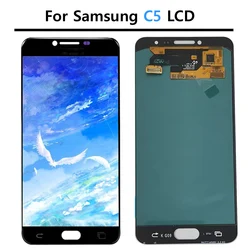 5.2 Inches C5 Display For SAMSUNG Galaxy C5 LCD Display C5000 Pantalla Touch Screen Digitizer Assembly +Free Shipping