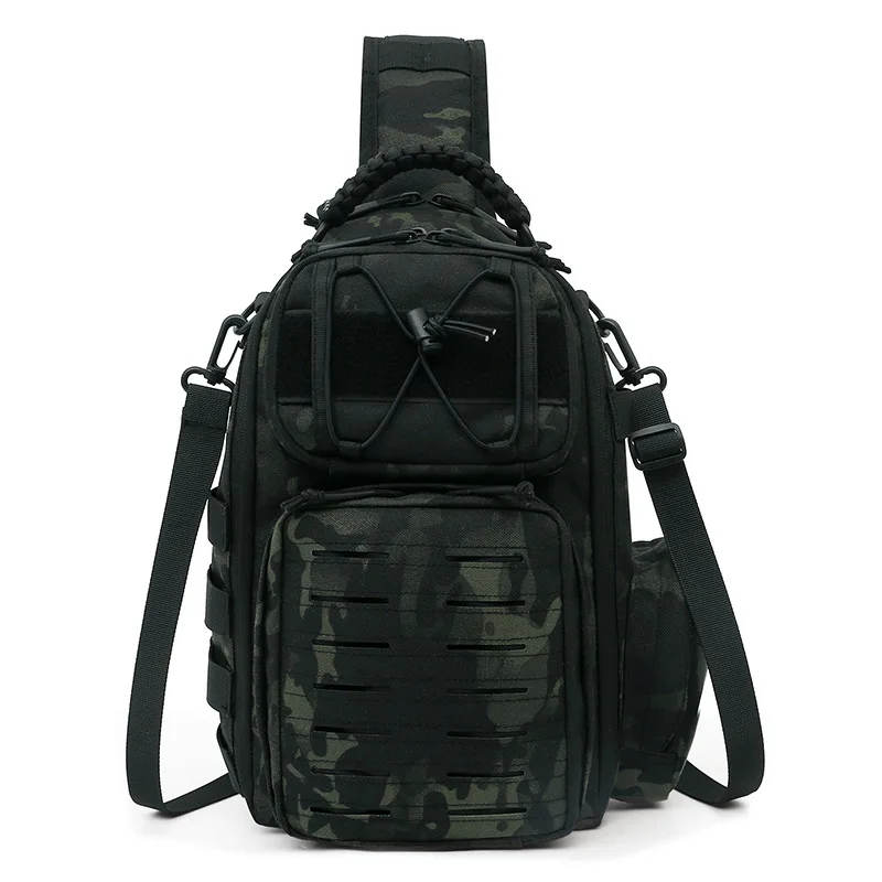 Men's Bags Sports Travel Outdoor Crossbody Bags for Men  Tactics Camouflage Chest Bags Multi-function Fashion Casual Bags