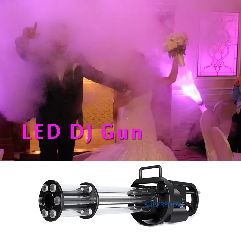 Machine à Jet pour Discothèque, Effet de Scène, Main de Maintien, Canon à Brouillard DJ, Rotation, Proxy, Rgb, Document, Spinning, CO2