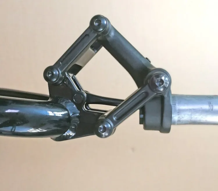 20-calowy składany widelec przedni roweru V zawieszenie hamulca przedni widelec 74mm HUB widelec ze stopu aluminium przedni widelec rowerowy akcesoria — zdjęcie 5