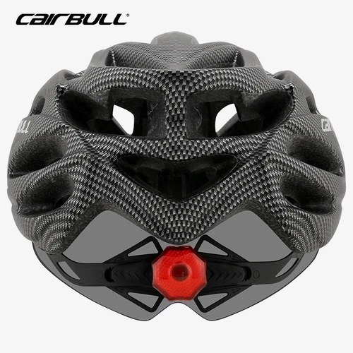 Imagen 2 del producto Casco de ciclismo ligero para bicicleta de montaña y carretera, casco Led de L para hombres y mujeres, Casco de bicicleta con visera, Accesorios
